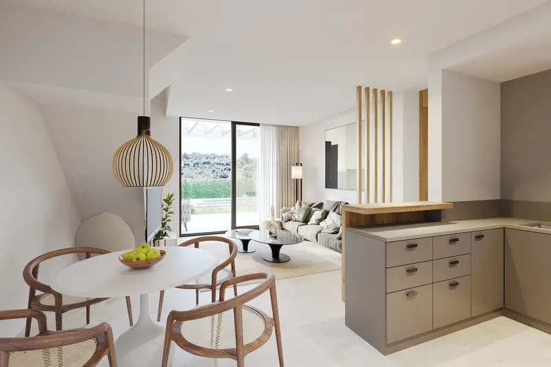 New-build semi-detached houses (Type A&E) in modern residential complex — photo 10