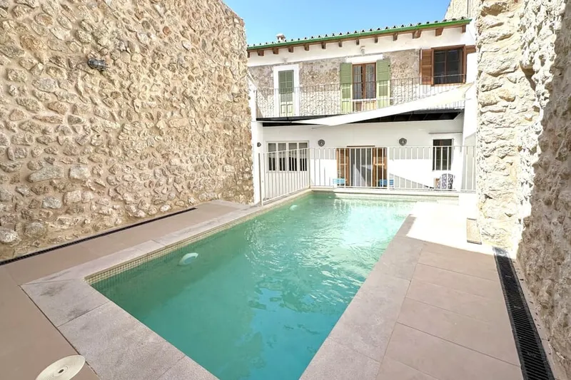 Beautiful stone house with pool in Caimari — photo 1