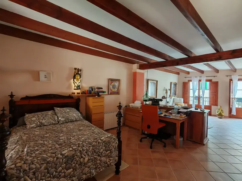 Historic village house with guest apartment, interior patio with fountain and authorized pool project — photo 8