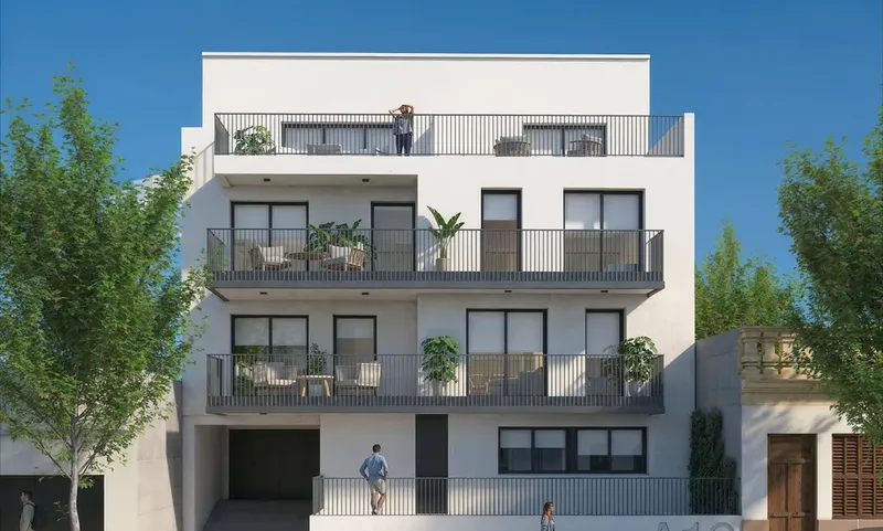 Modern ground floor with large terrace in development ... — photo 3