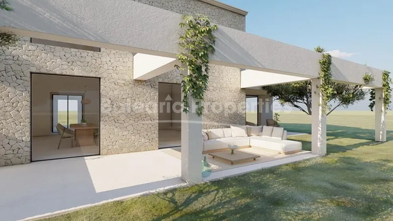 Luxury country villa with pool for sale in Llucmajor, South Mallorca — photo 3