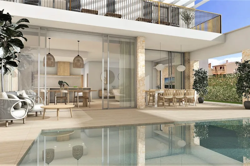 Townhouse in Ses Salines - New build with pool — photo 1