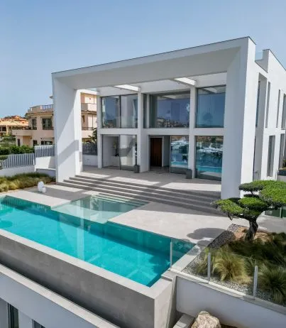 Design villa with incredible views of the sea and Port Adriano — photo 1
