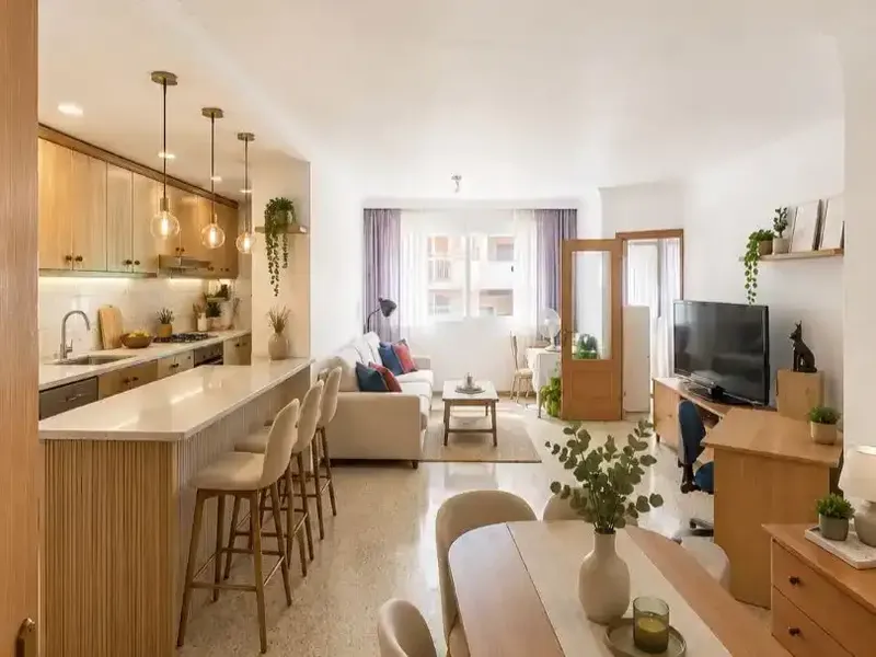 Spacious 3-bedroom apartment with separate room in Plaza de Toros, Palma — photo 6