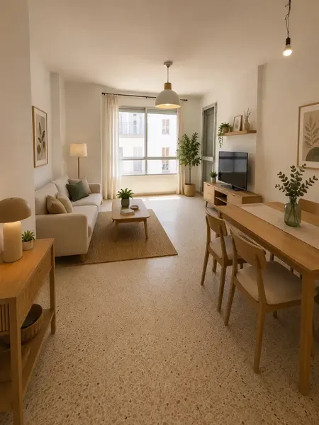 Apartamento con terraza en alquiler en Carrer de Caro — photo 1