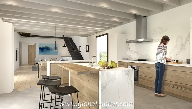 Rustic finca to be built, located in the area of Es Pujol de Son Prohens. It has a plot of about 17,265 m2 fully — photo 3