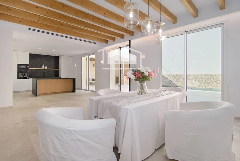 Exceptional modern design detached house with pool in Ses Salines — photo 5