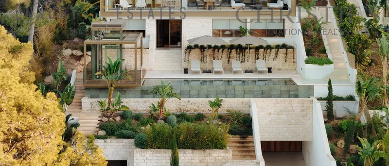 Modern designer new build villa in Port Andratx with sea view in walking distance to the village — photo 1