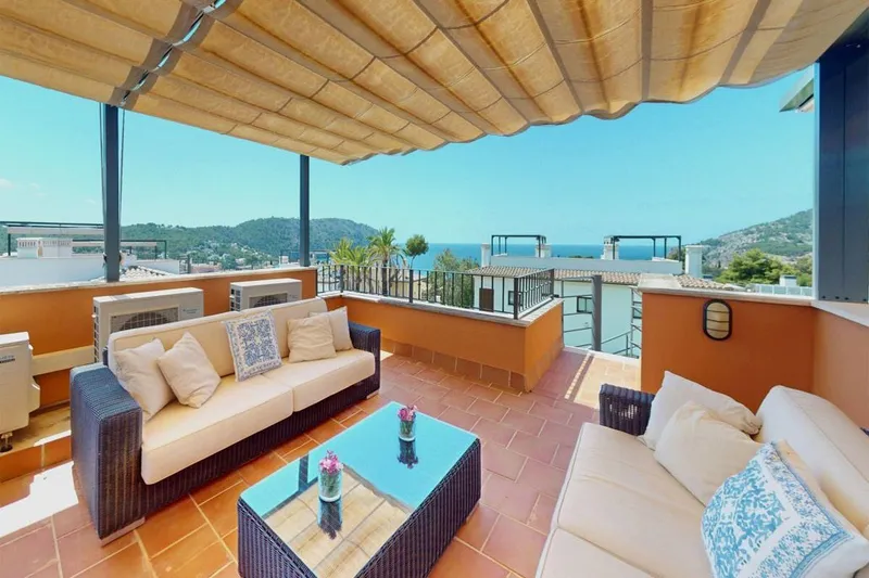 Townhouse in Camp de Mar - Terrace with beautiful view — photo 5