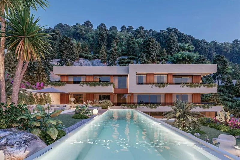 Peaceful building plot with sea views and project for elegant villa in Son Vida — photo 9