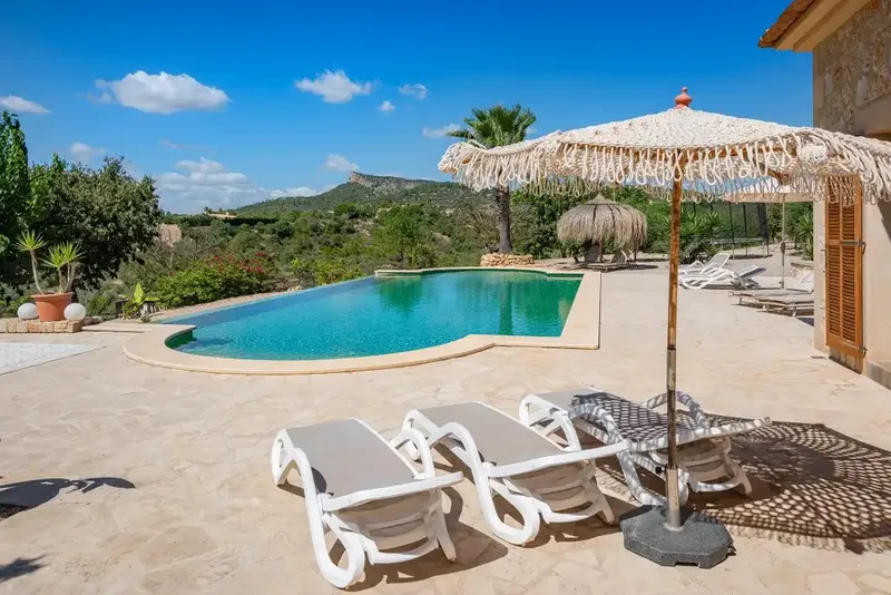This beautiful stone finca for sale near Cala Murada, built in 2014 on 26,258 m² of land with sea views — photo 3