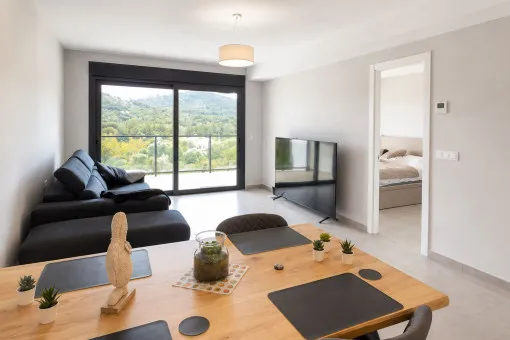 Font de sa Cala, modern apartment in Font de Sa Cala with pool and unobstructed nature views — photo 3