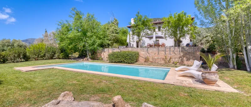 Idyllic finca with pool and panoramic views in the Son Cabaspre nature park near Esporles — photo 8