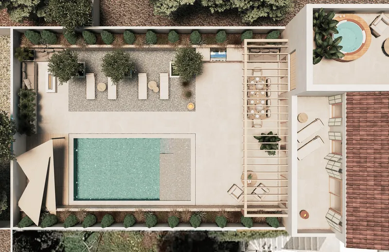 Renovated townhouse with pool in central Ses Salines, Mallorca — photo 2