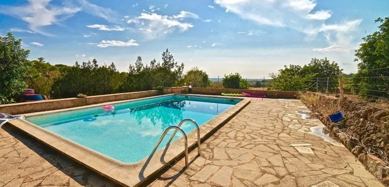 Country house with pool and sea views in Santanyí — photo 1