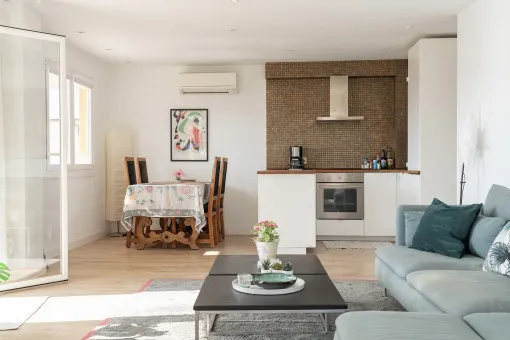 Cala Mayor, living with sea views – light-filled apartment with a large terrace in Cala Mayor — photo 7