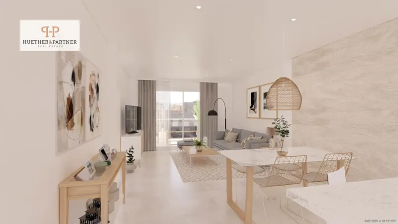 Building 1: 2nd floor with 20.30 m² terrace and 2 bedrooms: (example apartment 1-2-3) — photo 6