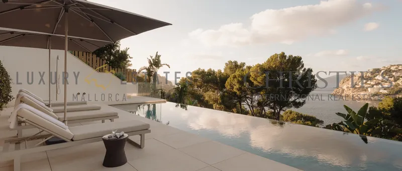 Modern designer new build villa in Port Andratx with sea view in walking distance to the village — photo 7