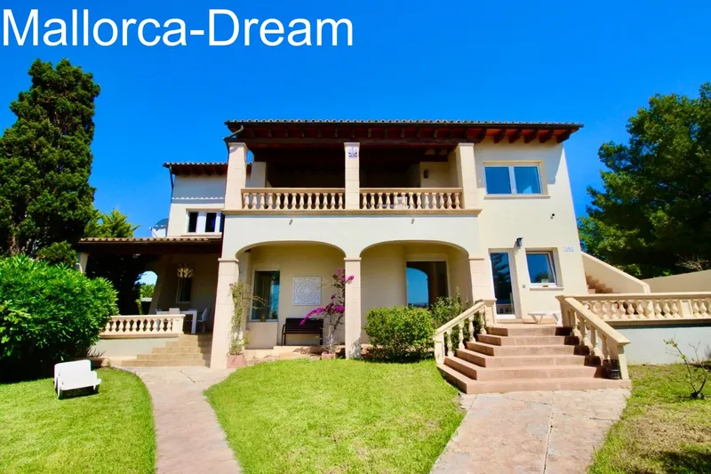 Porto Cristo Novo, Cala Anguila: Sea view villa with 1000 m2 garden, 7 bedrooms, 4 bathrooms, 2 open kitchens, distributed in 2 separate flats + gas central heating + air conditioning — photo 10