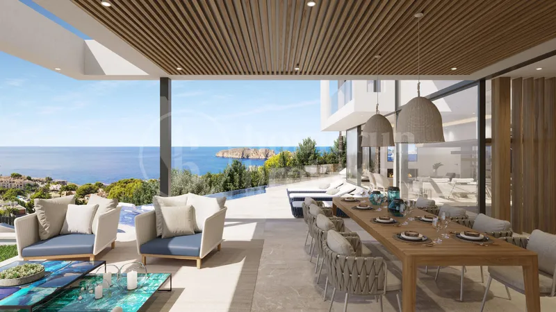Villa Oceanview - Modern villa under construction with panoramic sea views — photo 5