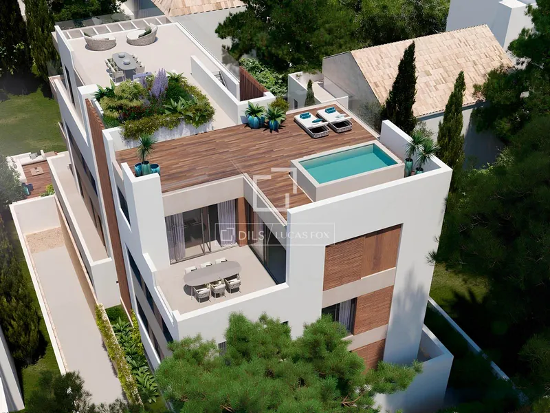 150m² penthouse with 200m² terrace for sale in Palma de Mallorca — photo 1