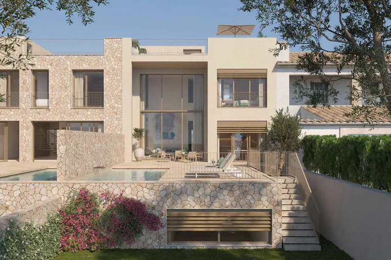 Exclusive new build townhouse in Ses Salines with sea views — photo 1