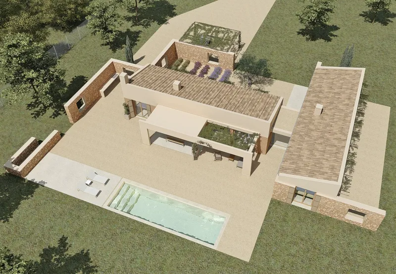 Project of a new finca near the coast at Portocolom 1 — photo 2