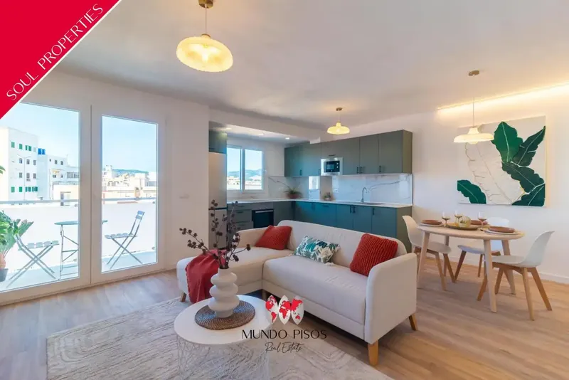 Sixth floor with elevator recently renovated, 3 bedrooms and 2 bathrooms, ideal for families in Son Oliva area, Palma de Mallorca, Balearic Islands — photo 1