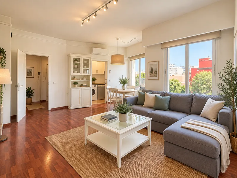 Spacious apartment for renovation with two bedrooms, two bathrooms, terrace, lift and parking in El Terreno — photo 8