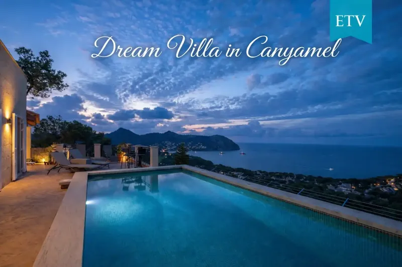 Exclusive villa with sea views, pool and ETV license in Canyamel — photo 1