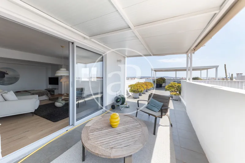 Renovated penthouse with terraces and sea views for sale in S’Escorxador — photo 3