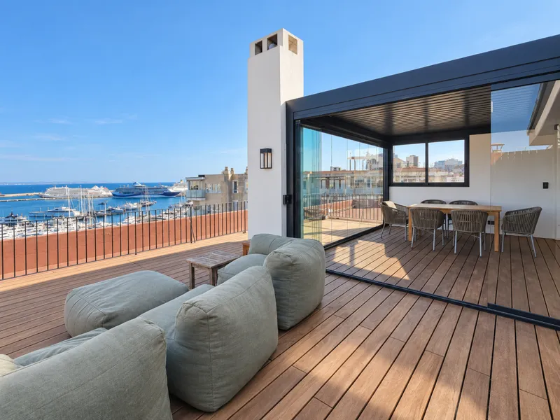 Ref 2122; Spectacular penthouse with private terrace in Palma, El Terreno, for rent — photo 3
