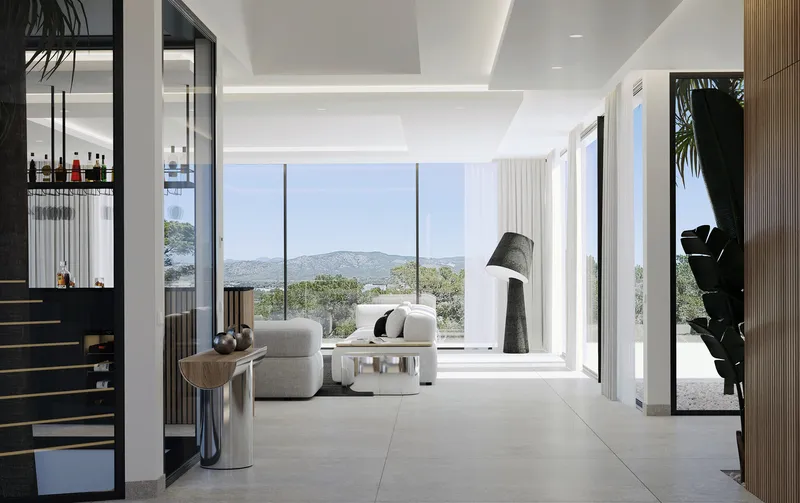 Newly built luxury villa with sea views in Cala Vinyes — photo 4