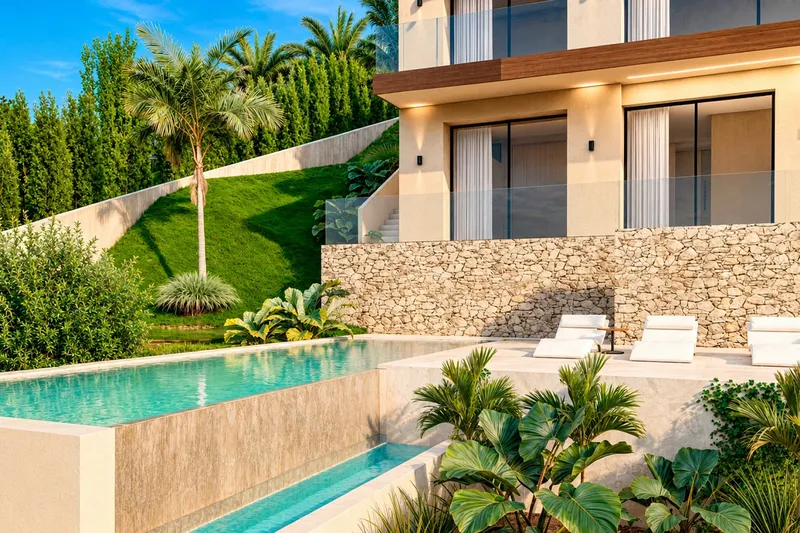 Plot with an Approved Luxury Villa Project and Sea Views in Camp de Mar — photo 2
