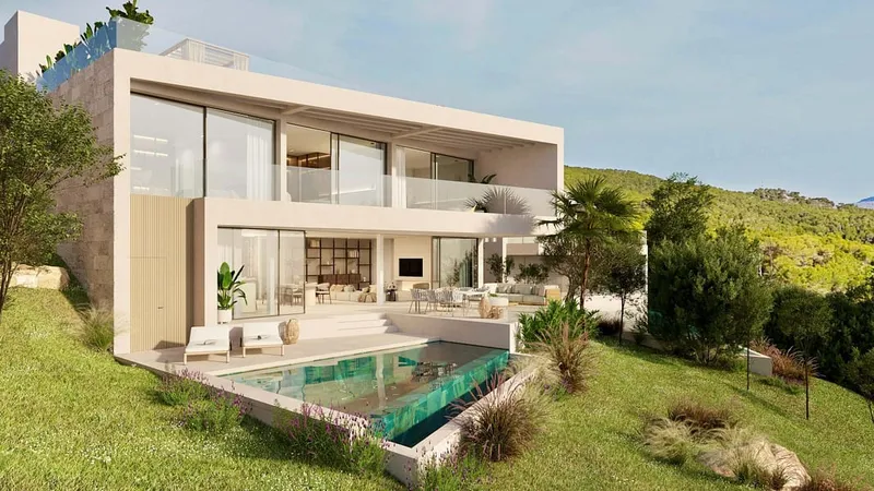 Amazing sea view villa in Camp de Mar — photo 1