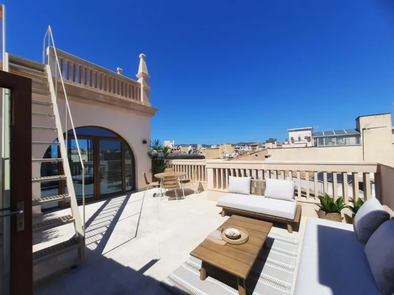Fully renovated duplex penthouse with a private roof terrace — photo 1