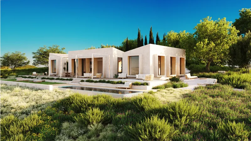 Project! New construction finca with infinity pool and panoramic views near Lloret de Vistalegre — photo 1