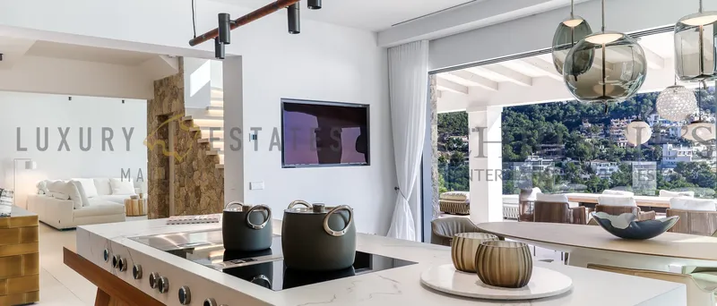 Modern Mediterranean luxury villa in Puerto de Andratx with sea views — photo 6