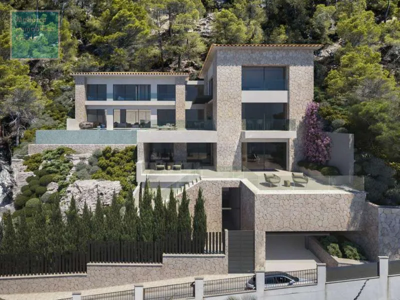 New villa with sea views and guest apartment in Cala Llamp — photo 2