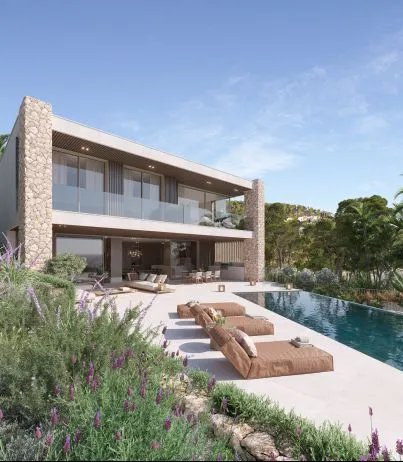 New-build villa with sea views, swimming pool and luxury design in Costa d'en Blanes — photo 1