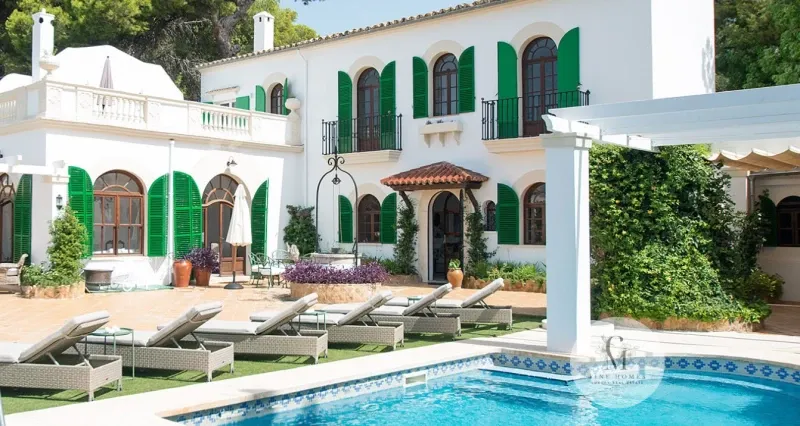 Luxury Mansion-style House in Cala Mayor with Spectacular Terraces, Pool and Private Garden - ETV — photo 1