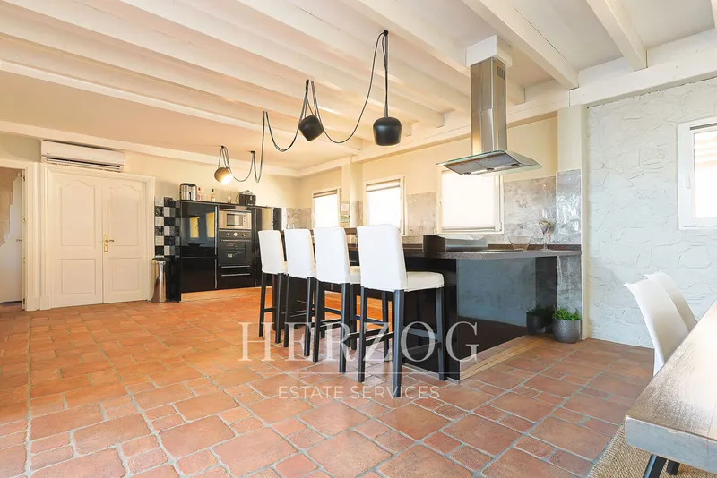 Duplex penthouse with two living levels, terraces and separate studio — photo 5