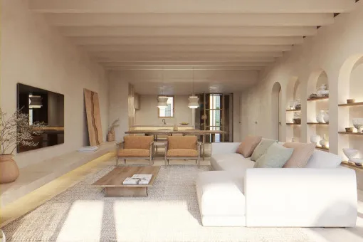 Santanyi, Modern, Newly Built Townhouse in Santanyi with a Pool and Rooftop Terrace — photo 3