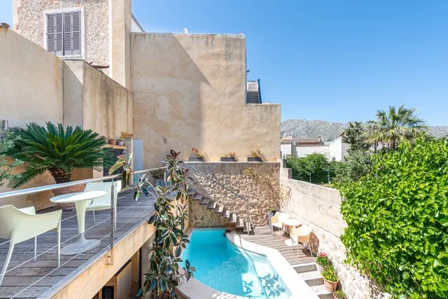 Charming town house with pool for sale in Pollensa Old Town, North Mallorca — photo 9