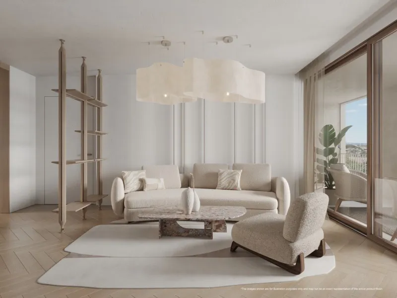 XO Jonquet – The Park Residences New-Build Apartment on the Paseo Marítimo with Pool, Lift, Gym, Spa, Cinema, A+ - Palma de Mallorca - 2 Bedrooms, 80 m² — photo 4