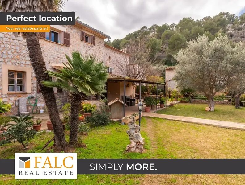 Charming natural stone finca in Sóller completely renovated in rustic style, offers wonderful mountain views — photo 1