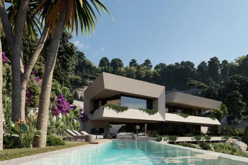 Son Vida, project in Son Vida with a flat plot and partial sea views — photo 4
