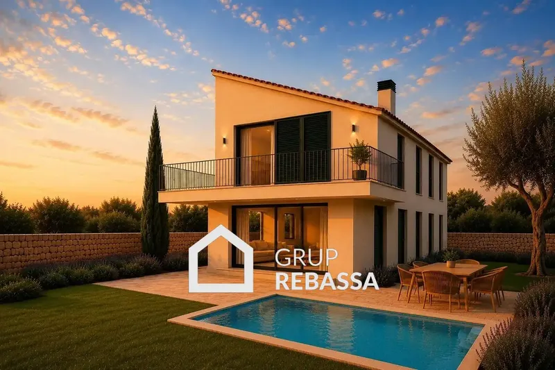 We present this exclusive detached house located on Camí de Sant Llatzet, Pla de na Tesa (Marratxí), in a quiet environment — photo 1