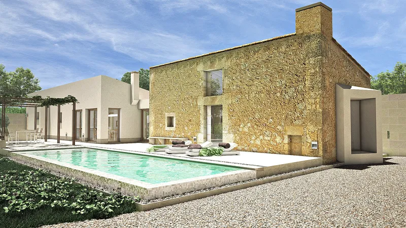 V672 – Beautiful under construction finca with unique views of the landscape in Manacor — photo 10
