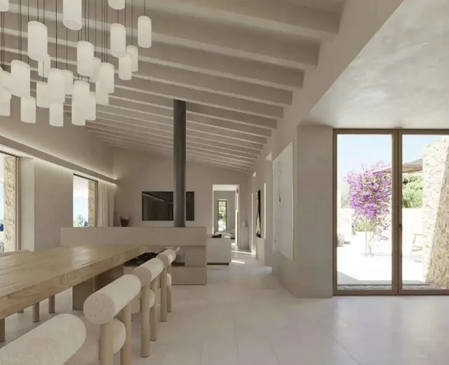 Sea view plot with luxury villa project for sale in Son Macià, East Mallorca — photo 6